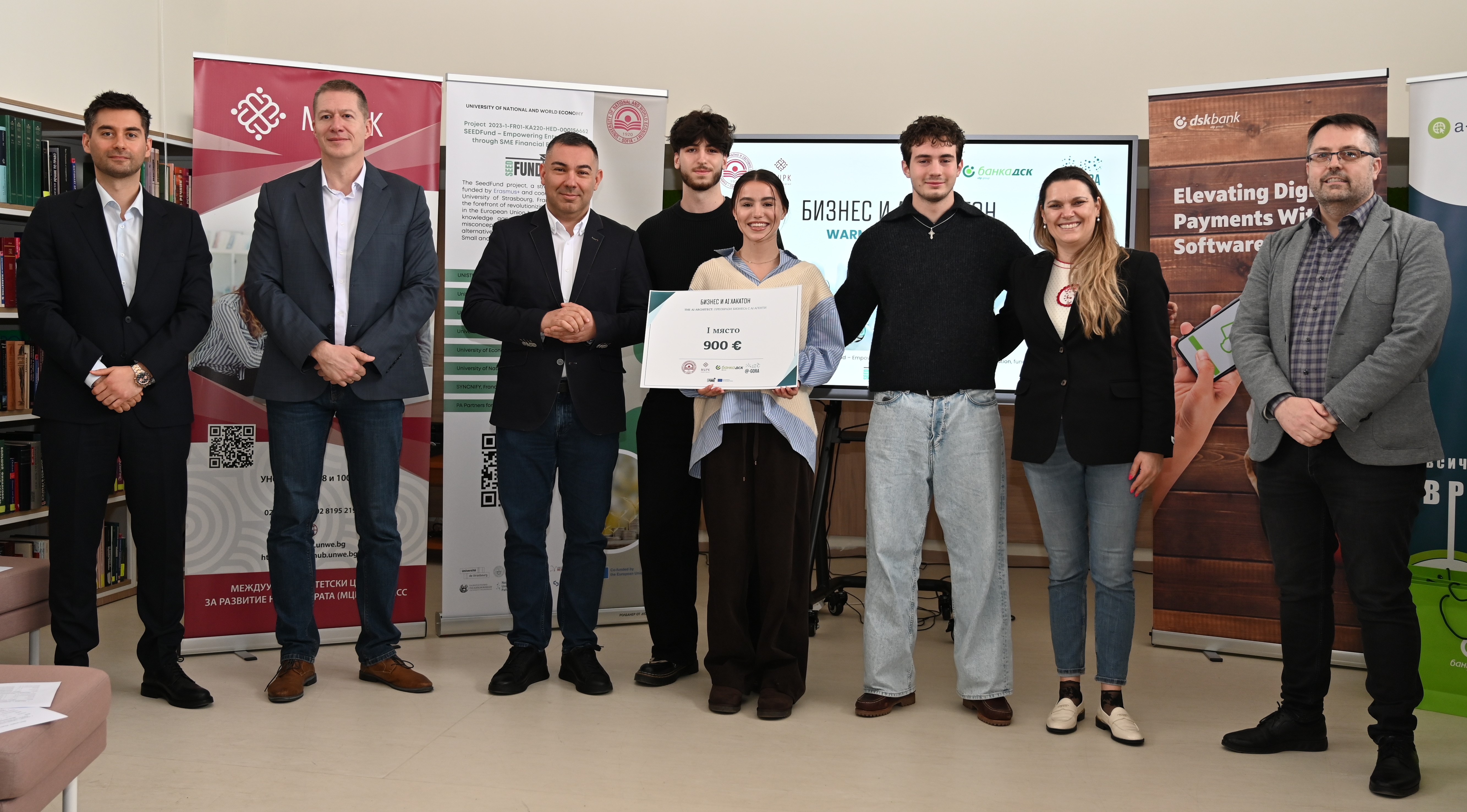 AI хакатон „The AI Architect: преобрази бизнеса с AI агенти“ отличи най-добрите отбори